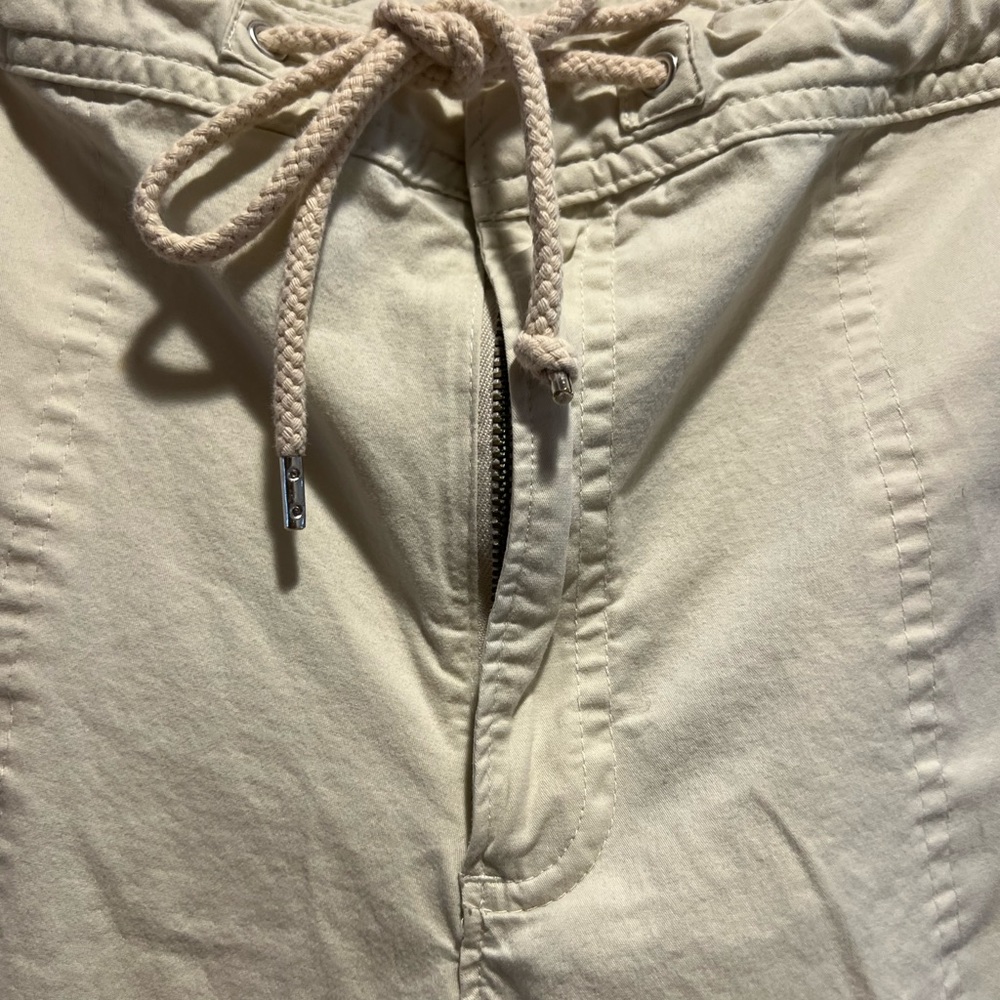 GAP Factory Cream Drawstring Utility Pants - Picture 3 of 4
